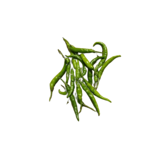 Organic Green Chillies 100g